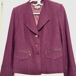 Laura Wool Blend Blazer (sz 14)